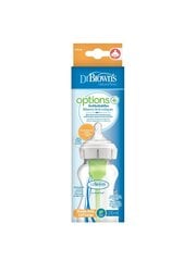 Buteliukas Dr. Brown's Options+, platus kaklas, 270 ml цена и информация | Бутылочки и аксессуары | pigu.lt