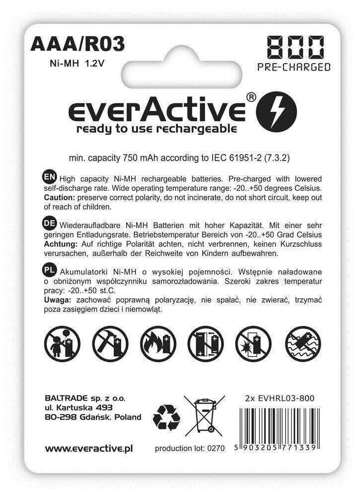 Kraunamos baterijos everActive EVHRL03-800 цена и информация | Elementai | pigu.lt