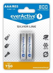 Аккумуляторные батарейки everActive EVHRL03-800 цена и информация | Батарейки | pigu.lt