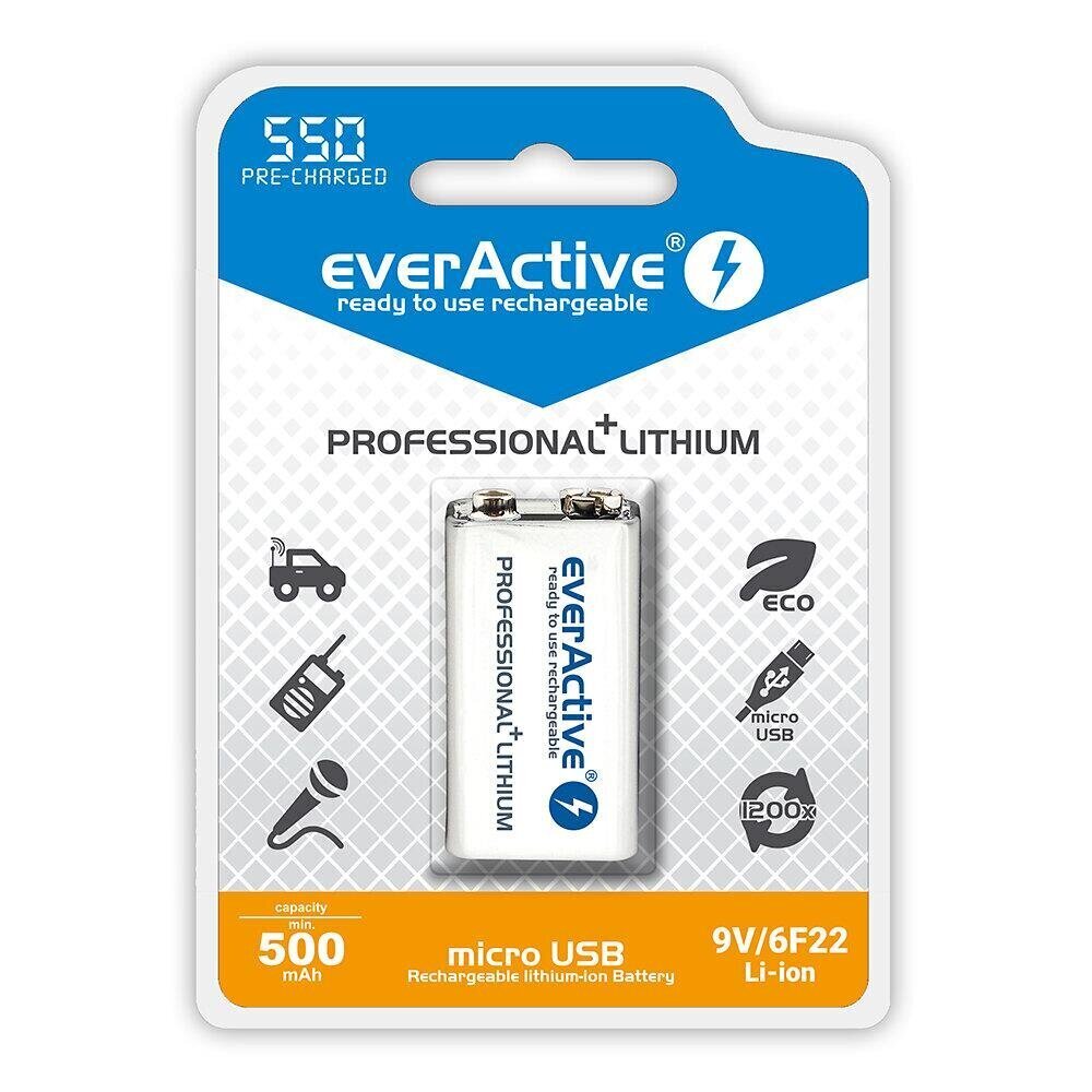 Kraunamos baterijos everActive EVHR22-550 kaina ir informacija | Elementai | pigu.lt