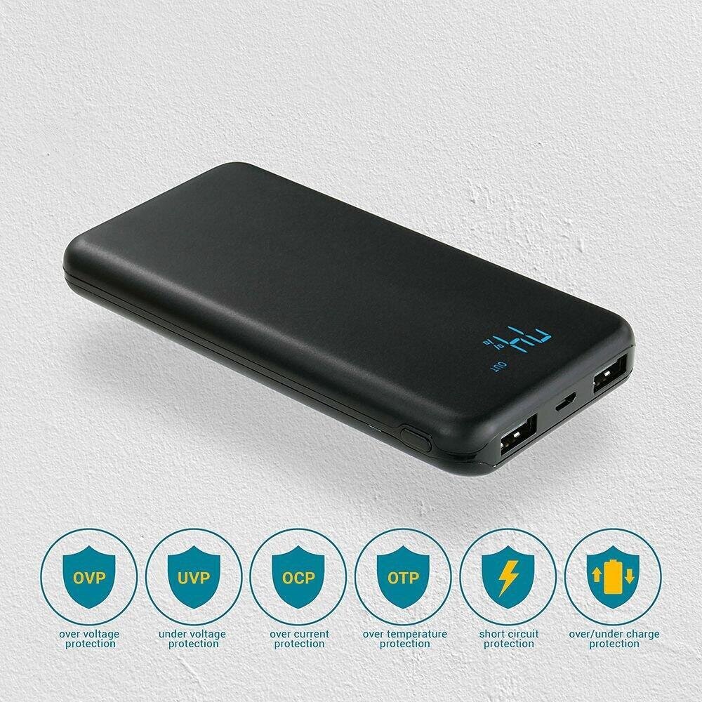 EverActive EB-L10k, 10000 mAh kaina ir informacija | Atsarginiai maitinimo šaltiniai (power bank) | pigu.lt