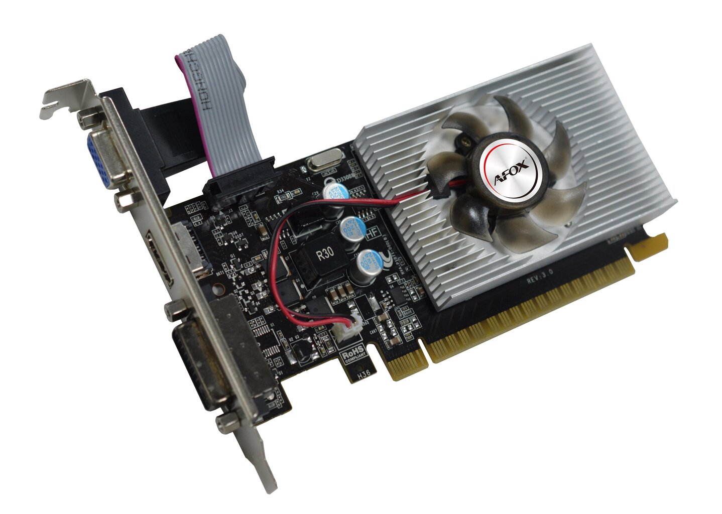 Afox GeForce GT220 AF220-1024D3L2 цена и информация | Vaizdo plokštės (GPU) | pigu.lt