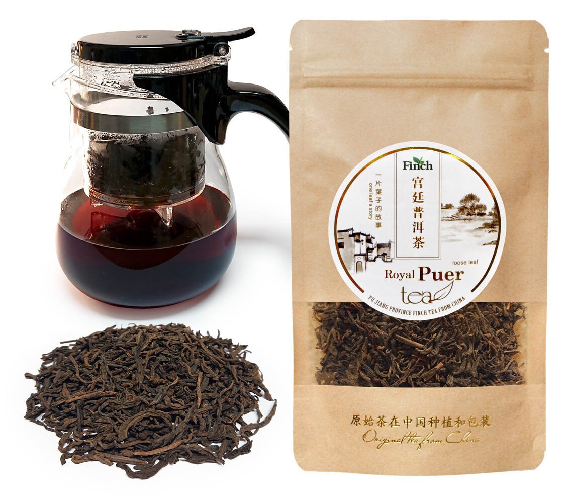 Royal Puer (Shy) tea - Karališkoji biri didelių lapų Puerh arbata, 100g kaina ir informacija | Arbata | pigu.lt