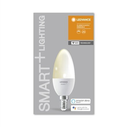 Išmanioji LED lemputė Ledvance Smart Candle E14 5W 470lm kaina ir informacija | Elektros lemputės | pigu.lt