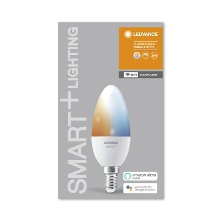 Išmanioji LED lemputė Ledvance Smart Candle E14 5W 470lm kaina ir informacija | Elektros lemputės | pigu.lt