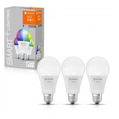 Умная светодиодная лампочка Ledvance Smart Classic E27 14Вт 1521лм, 3 шт. цена и информация | Электрические лампы | pigu.lt