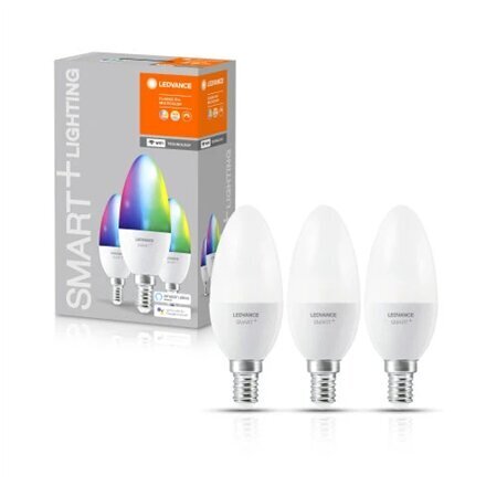 Išmanioji LED lemputė Ledvance Smart Candle E14 5W 470lm, 3 vnt kaina ir informacija | Elektros lemputės | pigu.lt
