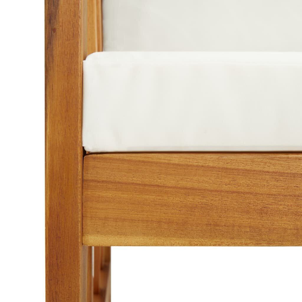 Sodo baldų komplektas su pagalvėmis, 5 dalių, rudas kaina ir informacija | Lauko baldų komplektai | pigu.lt