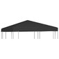 Viršutinis pavėsinės uždangalas, juodos spalvos, 3x3m, 270 g/m² kaina ir informacija | Pavėsinės | pigu.lt