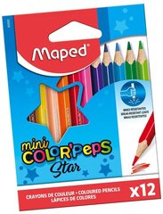Spalvoti pieštukai Maped Color Peps, 12 spalvų цена и информация | Принадлежности для рисования, лепки | pigu.lt