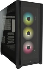 Корпус для ПК iCUE 5000X RGB QL TG Mid Tower, белый цена и информация | Корпуса | pigu.lt