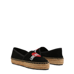 Espadrilės moterims Love Moschino JA10023G1CIF0, juodos kaina ir informacija | Bateliai moterims  | pigu.lt