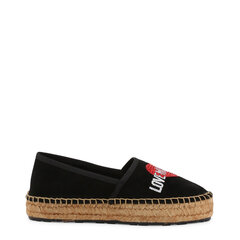 Espadrilės moterims Love Moschino JA10023G1CIF0, juodos kaina ir informacija | Bateliai moterims | pigu.lt