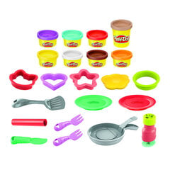 Žaislinis blynelių kepimo rinkinys Play-Doh Kitchen Creation Flip 'n Pancakes kaina ir informacija | Lavinamieji žaislai | pigu.lt