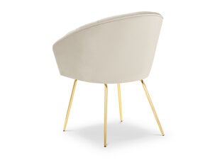 Kėdė Milo Casa Elisa, smėlio/auksinės spalvos kaina ir informacija | Virtuvės ir valgomojo kėdės | pigu.lt