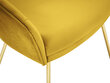 Kėdė Milo Casa Elisa, geltonos/auksinės spalvos цена и информация | Virtuvės ir valgomojo kėdės | pigu.lt