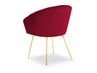 Kėdė Milo Casa Elisa, raudonos/auksinės spalvos kaina ir informacija | Virtuvės ir valgomojo kėdės | pigu.lt