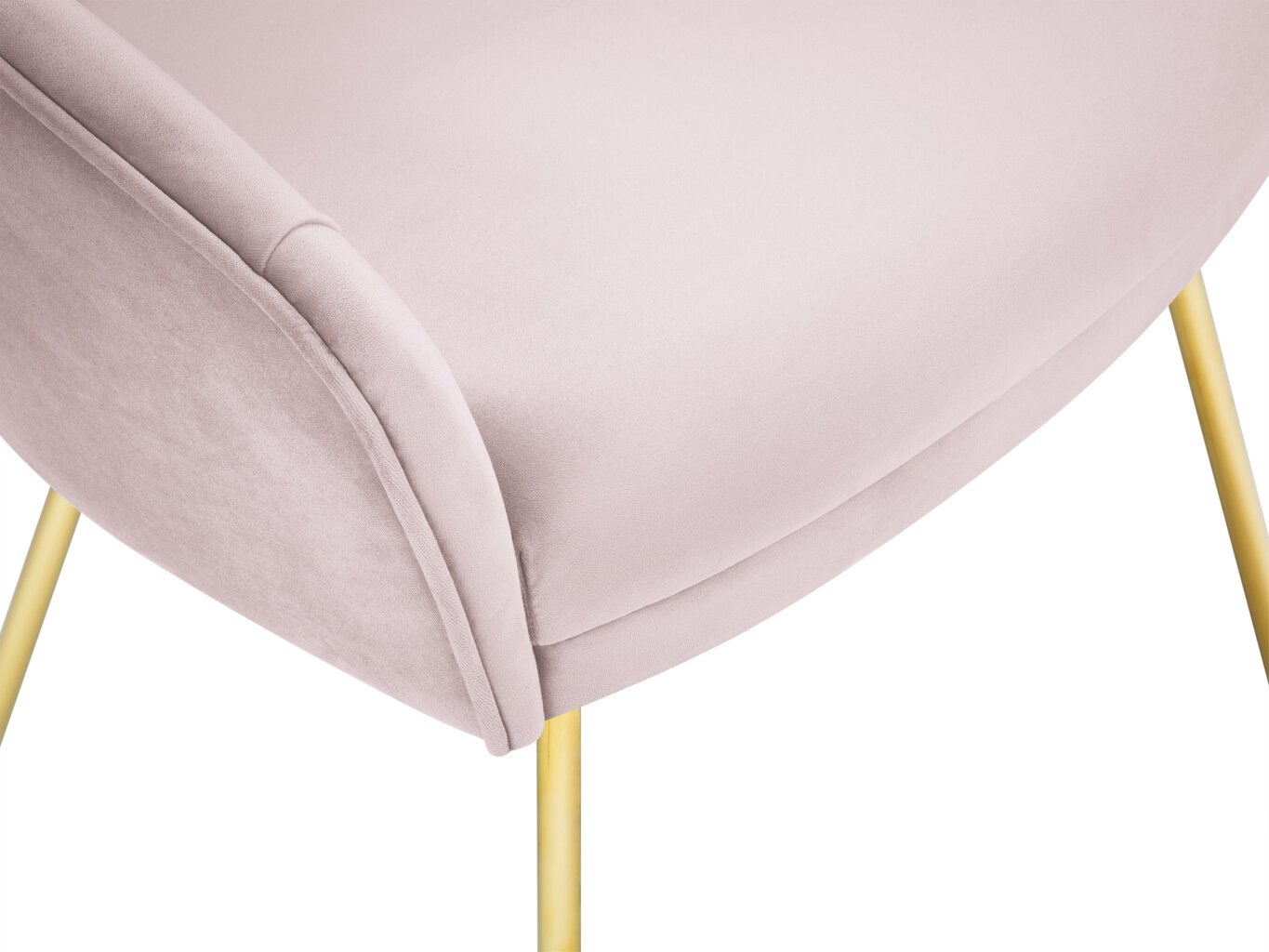 Kėdė Milo Casa Elisa, rožinės/auksinės spalvos kaina ir informacija | Virtuvės ir valgomojo kėdės | pigu.lt