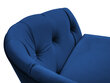 Kėdė Milo Casa Elisa, mėlynos/auksinės spalvos kaina ir informacija | Virtuvės ir valgomojo kėdės | pigu.lt