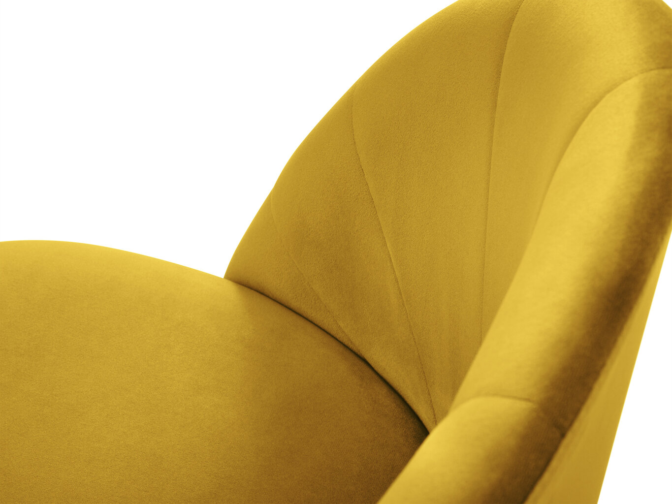 Kėdė Milo Casa Livia, geltonos/auksinės spalvos kaina ir informacija | Virtuvės ir valgomojo kėdės | pigu.lt