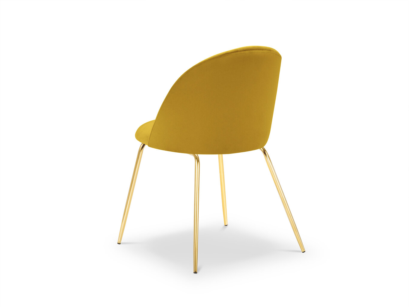 Kėdė Milo Casa Livia, geltonos/auksinės spalvos цена и информация | Virtuvės ir valgomojo kėdės | pigu.lt