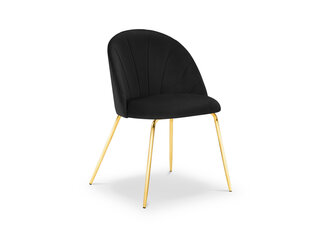 Kėdė Milo Casa Livia, juodos/auksinės spalvos kaina ir informacija | Virtuvės ir valgomojo kėdės | pigu.lt
