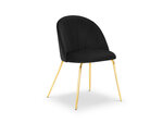 Kėdė Milo Casa Livia, juodos/auksinės spalvos