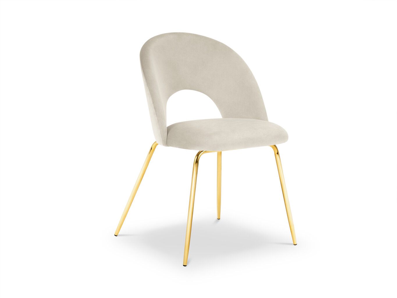 Kėdė Milo Casa Lucia, smėlio/auksinės spalvos kaina ir informacija | Virtuvės ir valgomojo kėdės | pigu.lt