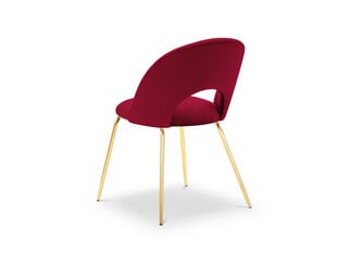 Kėdė Milo Casa Lucia, raudonos/auksinės spalvos kaina ir informacija | Virtuvės ir valgomojo kėdės | pigu.lt