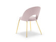 Kėdė Milo Casa Lucia, rožinės/auksinės spalvos цена и информация | Virtuvės ir valgomojo kėdės | pigu.lt