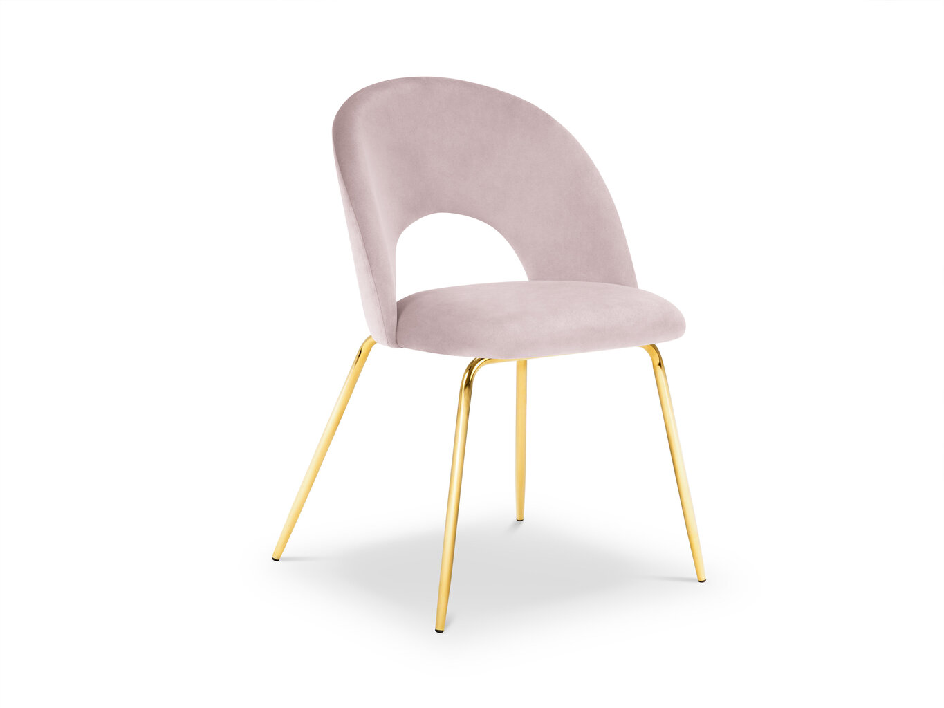 Kėdė Milo Casa Lucia, rožinės/auksinės spalvos kaina ir informacija | Virtuvės ir valgomojo kėdės | pigu.lt