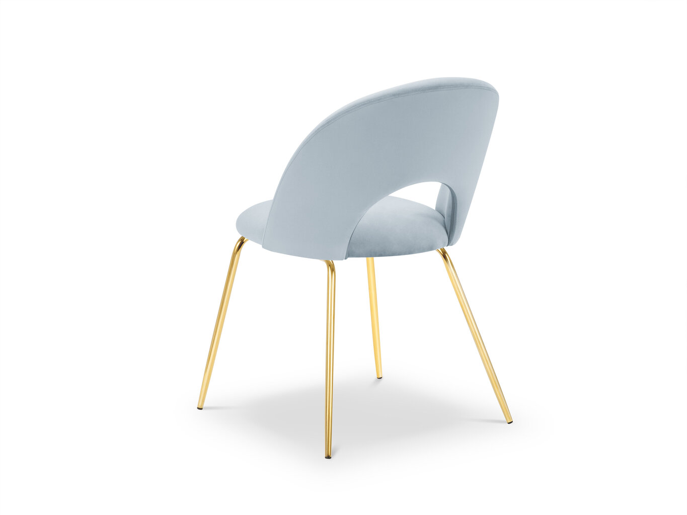 Kėdė Milo Casa Lucia, šviesiai mėlynos/auksinės spalvos kaina ir informacija | Virtuvės ir valgomojo kėdės | pigu.lt