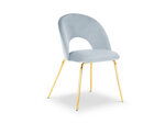 Kėdė Milo Casa Lucia, šviesiai mėlynos/auksinės spalvos