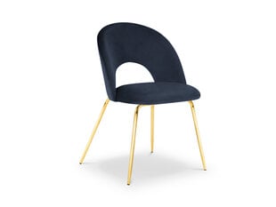 Kėdė Milo Casa Lucia, tamsiai mėlynos/auksinės spalvos kaina ir informacija | Virtuvės ir valgomojo kėdės | pigu.lt
