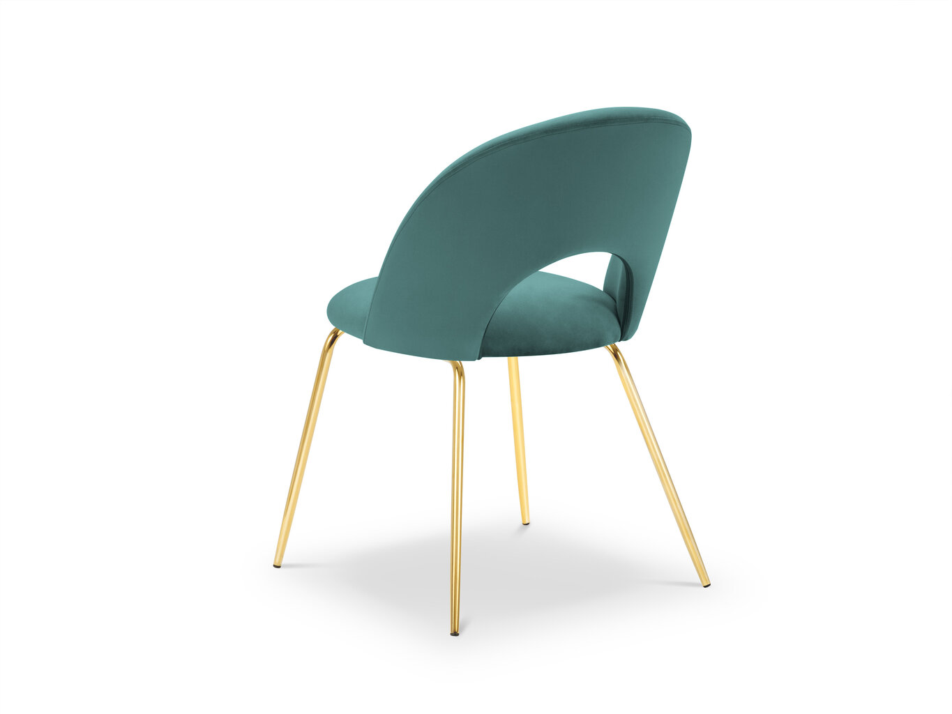Kėdė Milo Casa Lucia, žalios/auksinės spalvos kaina ir informacija | Virtuvės ir valgomojo kėdės | pigu.lt