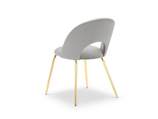 Kėdė Milo Casa Lucia, šviesiai pilkos/auksinės spalvos kaina ir informacija | Virtuvės ir valgomojo kėdės | pigu.lt