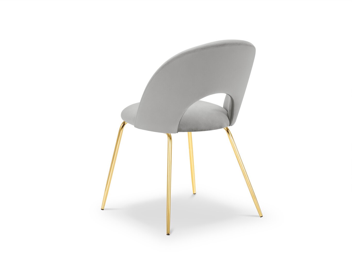 Kėdė Milo Casa Lucia, šviesiai pilkos/auksinės spalvos цена и информация | Virtuvės ir valgomojo kėdės | pigu.lt