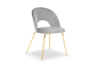 Kėdė Milo Casa Lucia, šviesiai pilkos/auksinės spalvos kaina ir informacija | Virtuvės ir valgomojo kėdės | pigu.lt
