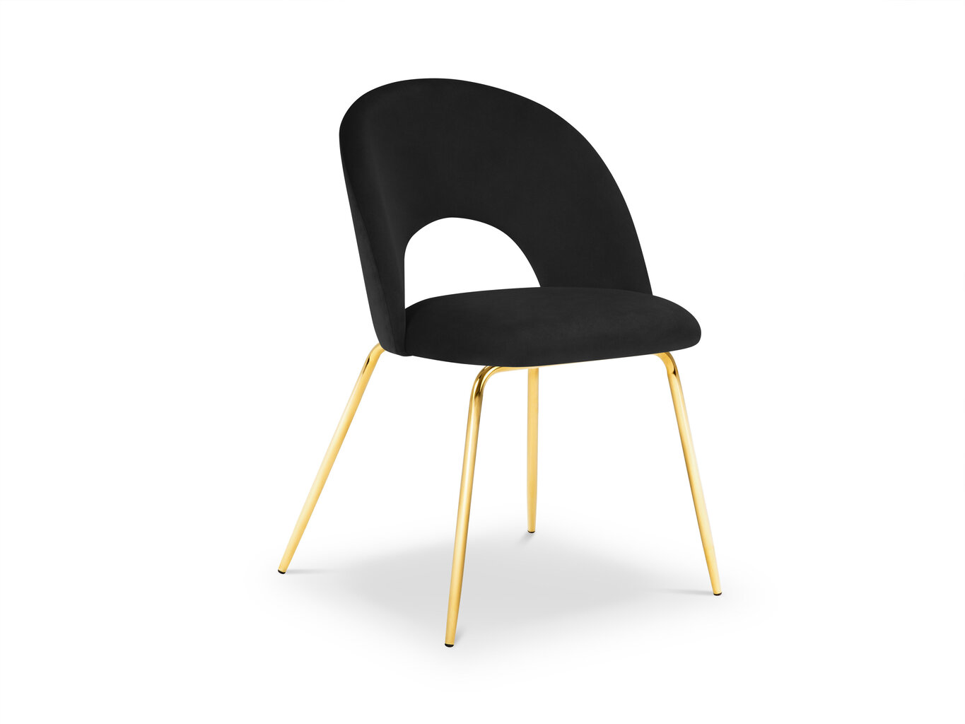 Kėdė Milo Casa Lucia, juodos/auksinės spalvos kaina ir informacija | Virtuvės ir valgomojo kėdės | pigu.lt