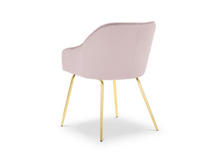 Kėdė Milo Casa Luisa, rožinės/auksinės spalvos kaina ir informacija | Virtuvės ir valgomojo kėdės | pigu.lt
