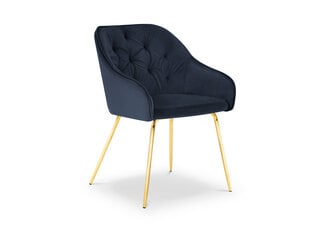 Kėdė Milo Casa Luisa, tamsiai mėlynos/auksinės spalvos kaina ir informacija | Virtuvės ir valgomojo kėdės | pigu.lt