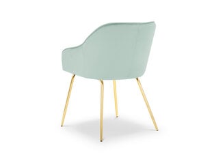 Kėdė Milo Casa Luisa, šviesiai žalios/auksinės spalvos kaina ir informacija | Virtuvės ir valgomojo kėdės | pigu.lt