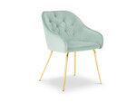 Kėdė Milo Casa Luisa, šviesiai žalios/auksinės spalvos