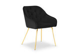 Kėdė Milo Casa Luisa, juodos/auksinės spalvos