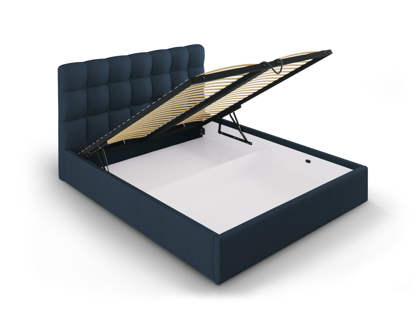 Lova Mazzini Beds Nerin 3, 140x200cm, mėlyna kaina ir informacija | Lovos | pigu.lt