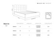 Lova Mazzini Beds Nerin 3, 140x200cm, mėlyna kaina ir informacija | Lovos | pigu.lt