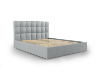 Кровать Mazzini Beds Nerin 4, 140x200 см, светло-серая цена и информация | Кровати | pigu.lt