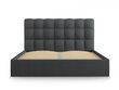 Lova Mazzini Beds Nerin 5, 140x200cm, tamsiai pilka kaina ir informacija | Lovos | pigu.lt