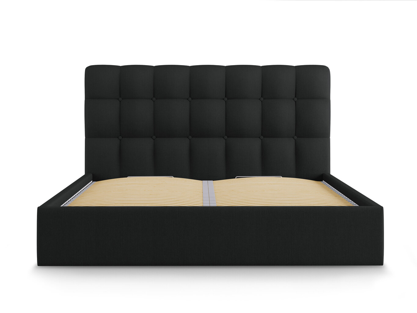 Lova Mazzini Beds Nerin 6, 140x200cm, juoda kaina ir informacija | Lovos | pigu.lt