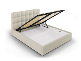 Lova Mazzini Beds Nerin 1, 160x200cm, smėlio spalvos kaina ir informacija | Lovos | pigu.lt